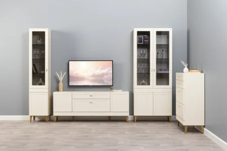 Тумба ТВ Марион 16.167 слоновая кость