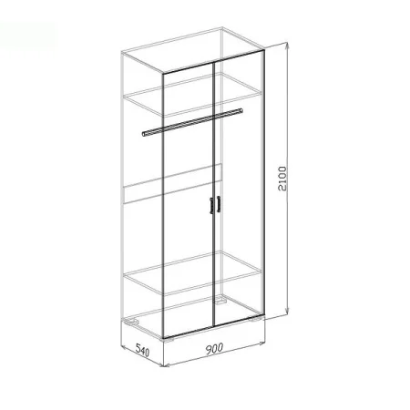Шкаф Нежность №2 бодега/рельеф пастель