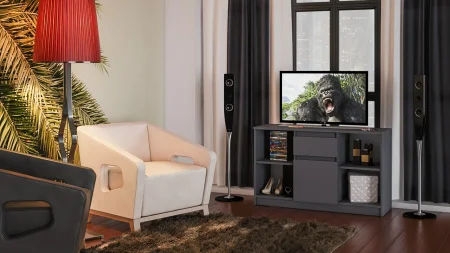 Тумба ТВ МТВ 1204.1 графит