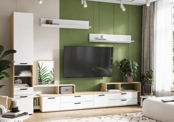 Пенал Санса ПН-01 дуб сонома/белый