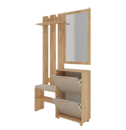 Прихожая Ньерд дуб вотан/ива пепельная