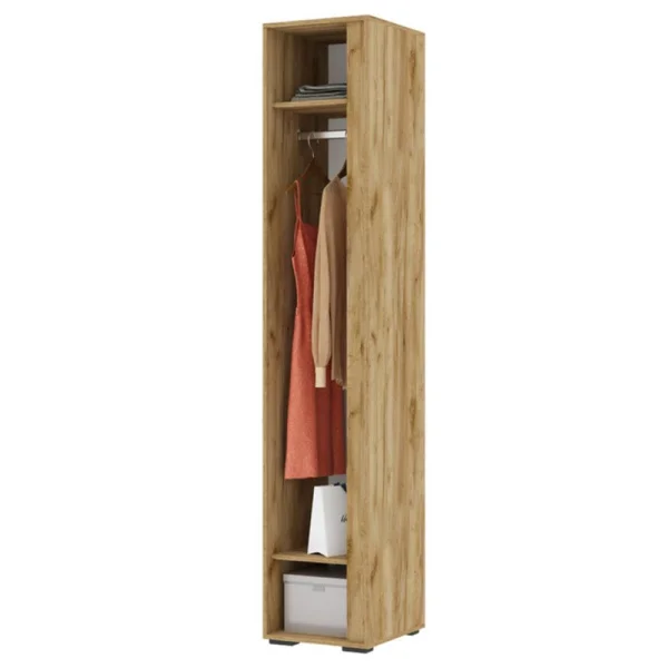 Пенал закрытый Хелен ПН-01 дуб крафт золотой/белый Пенал закрытый Хелен ПН-01 дуб крафт золотой/белый