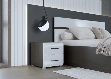 Спальня Ненси венге/белый глянец