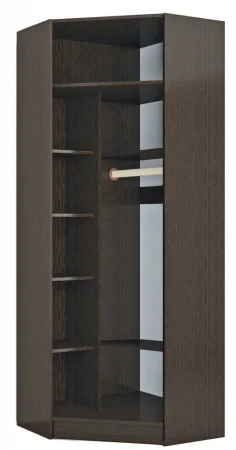 Шкаф угловой Эрика венге/дуб молочный