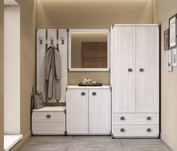 Шкаф со штангой Индиана JSZF2D2S сосна каньон