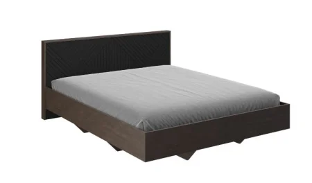 Кровать парящая Копенгаген 160 венге/черный матовый