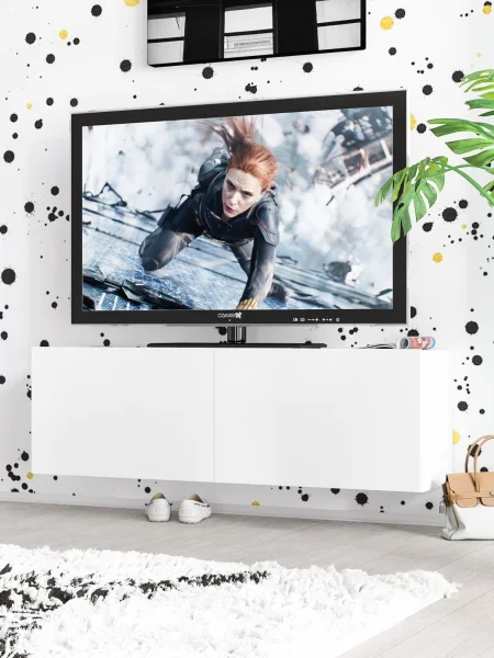 ТВ-тумба подвесная РВК-1500 белый