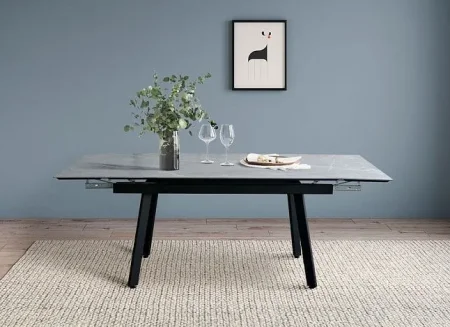 Стол керамический Герцог 1400х800х300 серый