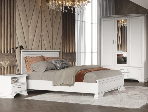 Кровать Кентаки LOZ 160x200 белый