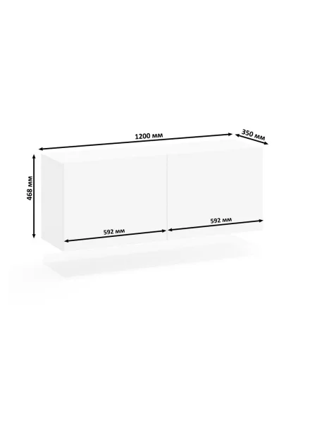 ТВ-тумба подвесная РВК-1200 белый