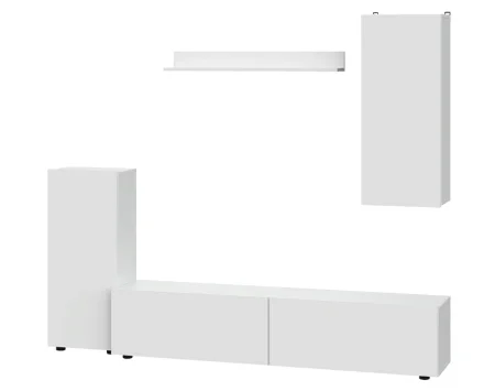 Гостиная МГС-10 белый текстурный