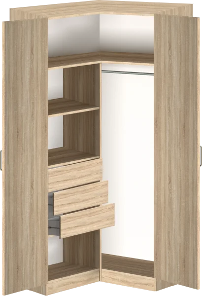 Шкаф для одежды угловой Лотос 8.18 дуб сонома