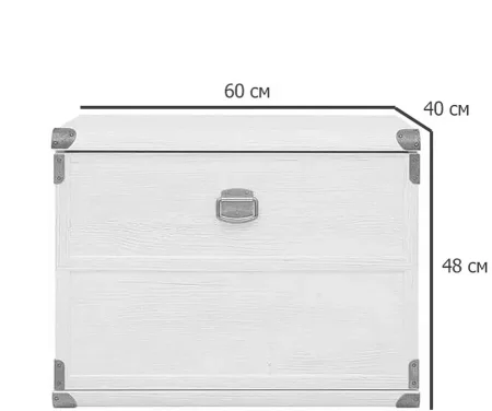 Тумба для обуви Индиана JKOM1K сосна каньон