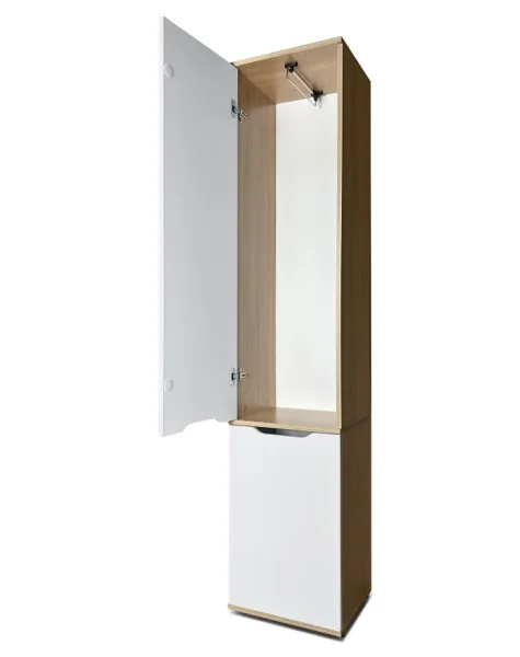 Шкаф пенал со штангой №31 дуб сонома/белый Шкаф пенал со штангой №31 дуб сонома/белый