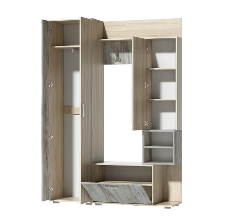 Прихожая Грейс дуб сонома/артвуд темный