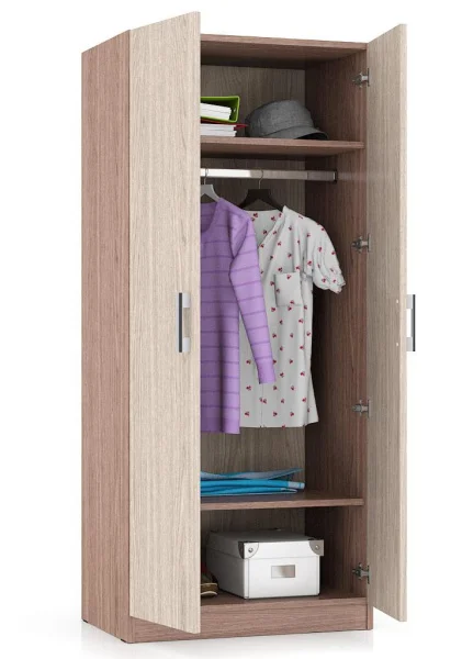 Шкаф СК-9 шимо светлый/ясень шимо тёмный