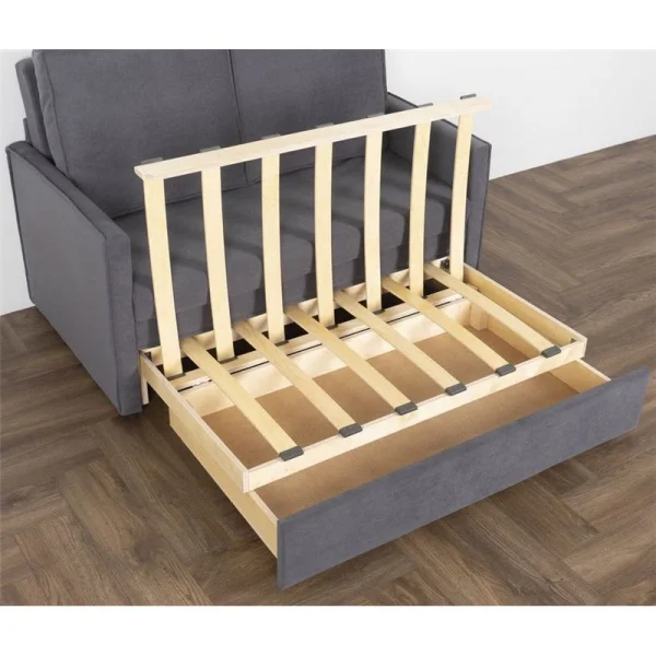 Диван Куба 1200 темно-серый (велюр Confetti №21)