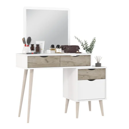 Трюмо 4-25910 белый/дуб крафт серый