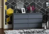 Комод на шесть ящиков МК 1380.6 графит