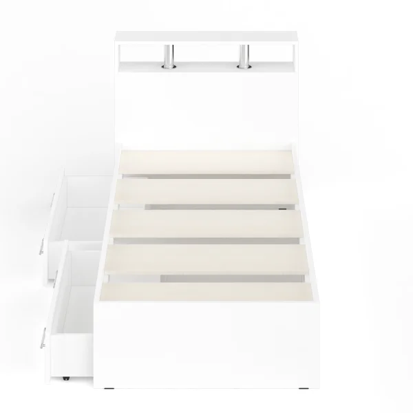 Кровать Камелия с ящиками белый