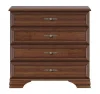 Комод с четырьмя ящиками Кентаки KOM4S каштан