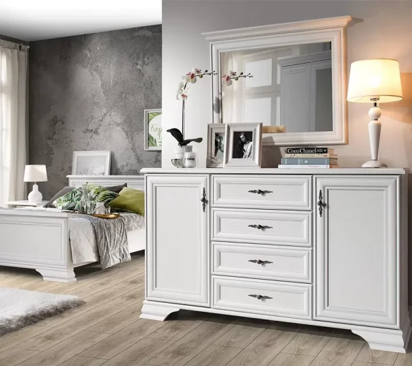 Зеркало Кентаки LUS/90 белый