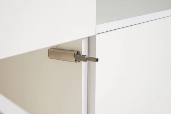 Шкаф торцевой Эйр 16.323 белый шагрень