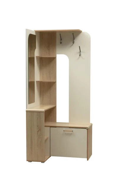 Вешалка напольная Антре дуб сонома/белый