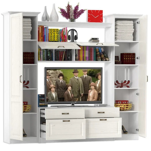 Набор мебели 2 Ливерпуль ясень ваниль/белый