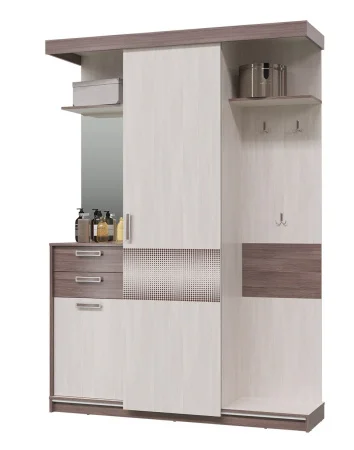 Прихожая 2-3427 Лорейн бодега тёмный/бодега светлый