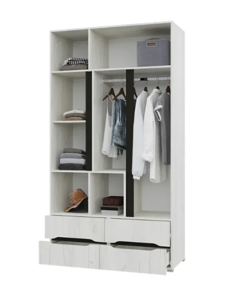 Шкаф 3- х створчатый 4 ящика Вега прованс