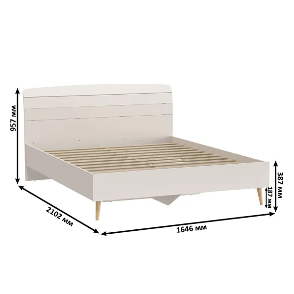 Модульная спальня Афина кашемир серый