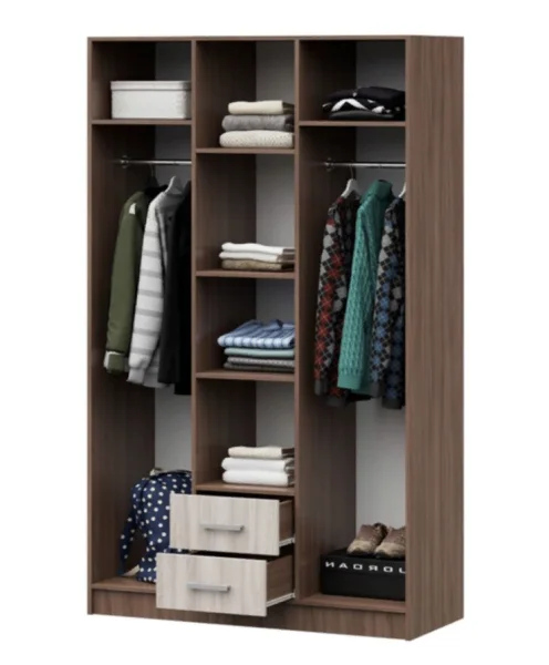 Шкаф 3-х створчатый Трио ясень анкор светлый