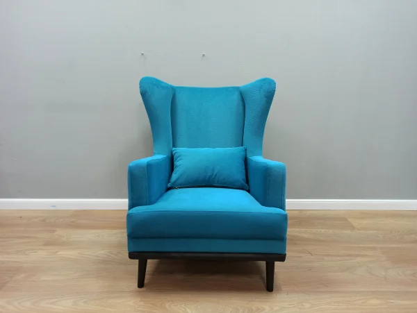 Кресло Томас бирюзовый (велюр)