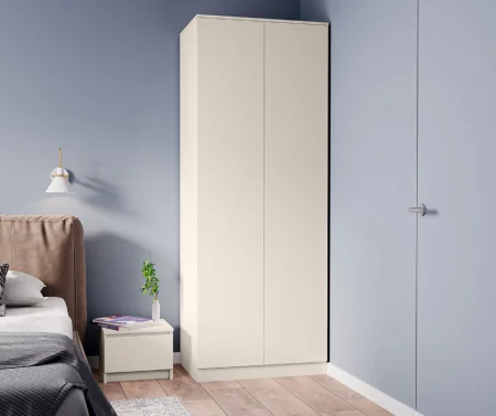 Шкаф двухдверный Мори МШ 800 сатин