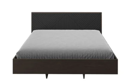 Кровать парящая Копенгаген 160 венге/черный матовый