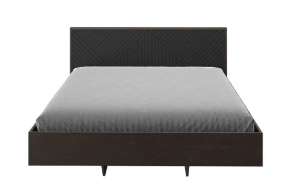 Кровать парящая Копенгаген 160 венге/черный матовый