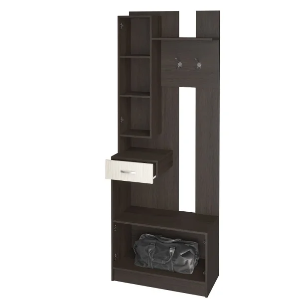 Вешалка ВШ-1 Вега венге/дуб белфорд