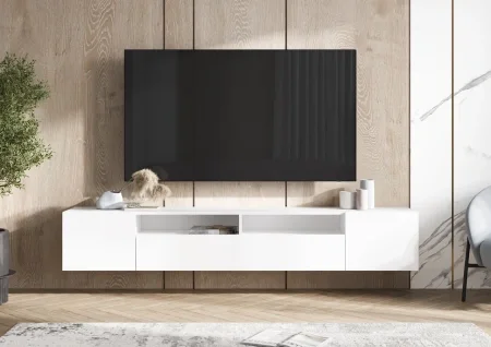 Тумба под ТВ Сити белый