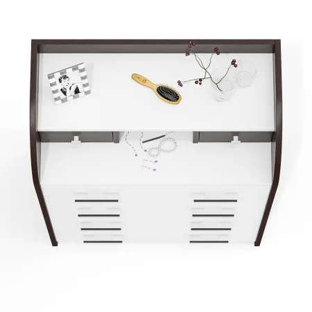 Комод К-6 венге/белый