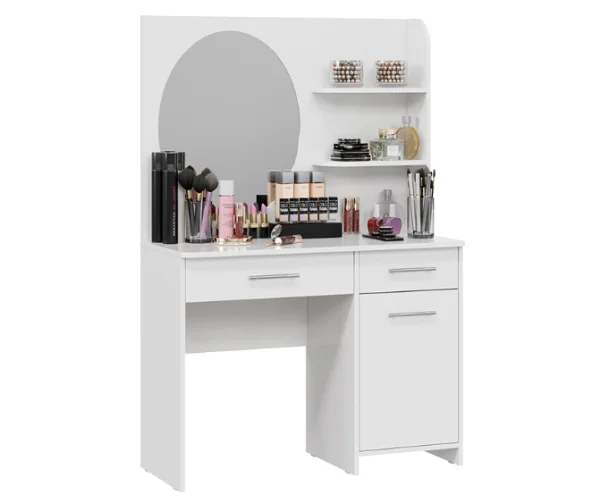 Стол туалетный Эвита белый глянец