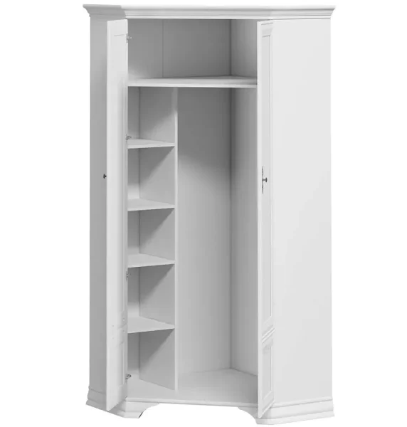 Шкаф угловой Кентаки SZFN2D белый