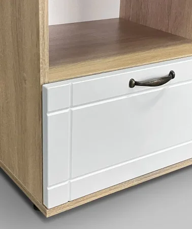 Тумба прикроватная ТПР-3 дуб сонома/белый