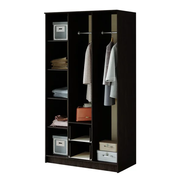 Шкаф 3-х створчатый Фиеста венге/лоредо