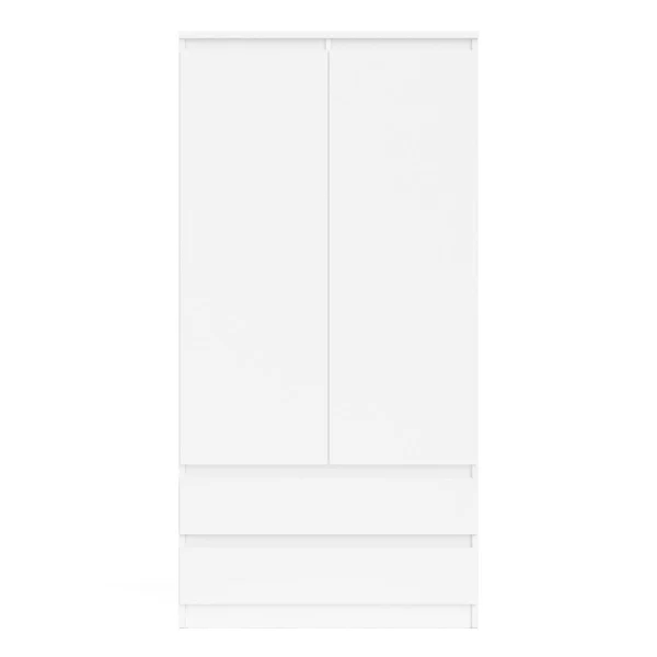 Шкаф два ящика и две дверки МШ 900.1 белый