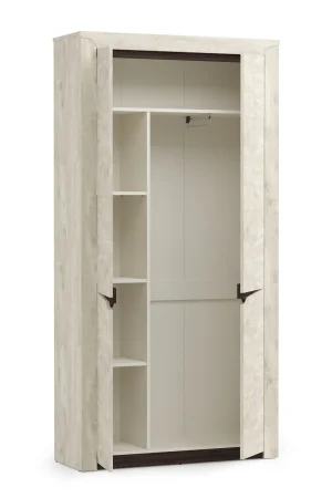 Шкаф для одежды 33.18 Лючия бетон пайн белый