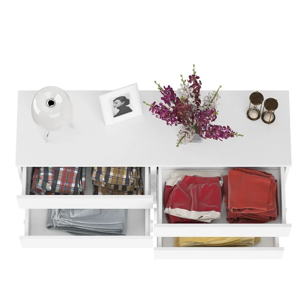 Комод на шесть ящиков МК 1380.6 белый