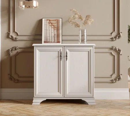 Тумба двухдверная Кентаки KOM2D белый