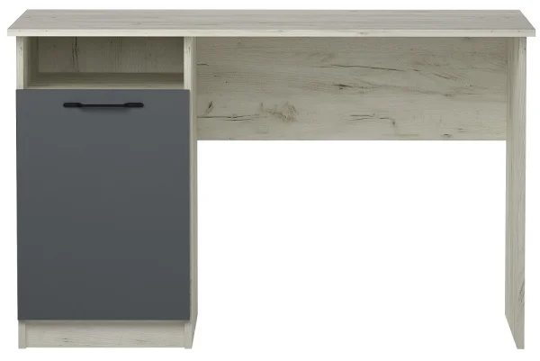 Стол письменный ПКС-12 дуб крафт белый/антрацит