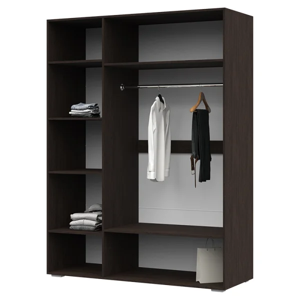 Шкаф 3-х ств Вегас венге/белый глянец